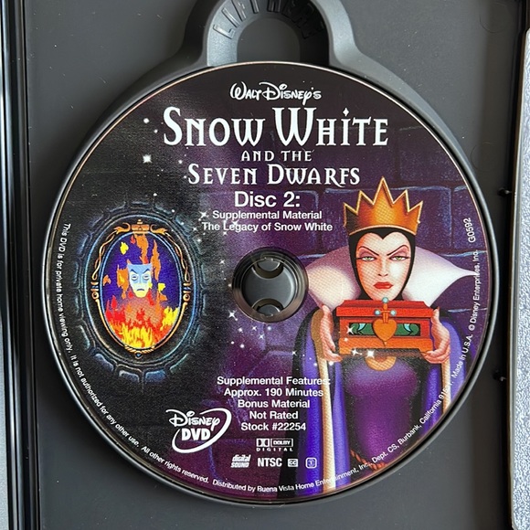 SNOW WHITE & THE 7 DWARFS DVD - Picture 5 of 6